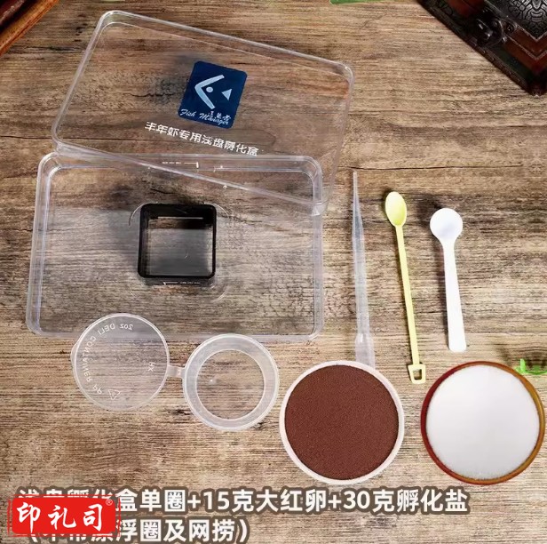 丰年虾卵孵化器卤虫不打氧孵化浅盘孵化盒丰年虫大红卵超细卵孵化