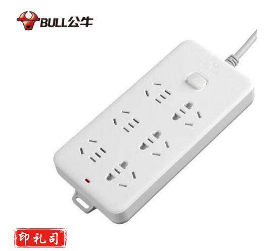 公牛（BULL）GN-216插座 6位总控3米 单位：个 202212263468 
