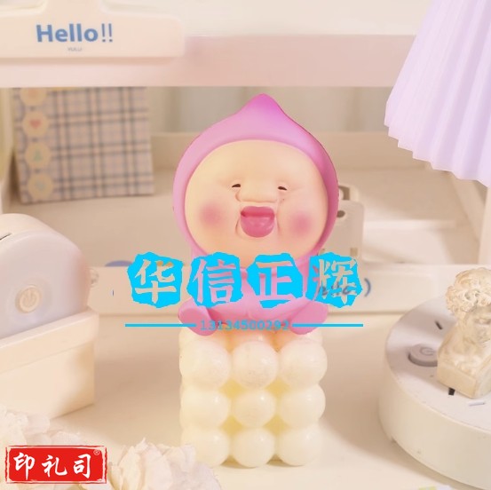 麦和屁桃减压玩具慢回弹神器可爱呆萌桌面摆件发泄捏捏乐创意礼物 揣手手屁桃君-约12c