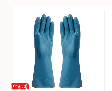 加绒保暖手套 冬季加长加厚家务PVC手套 洗碗洗衣厨房胶皮手套 1双装