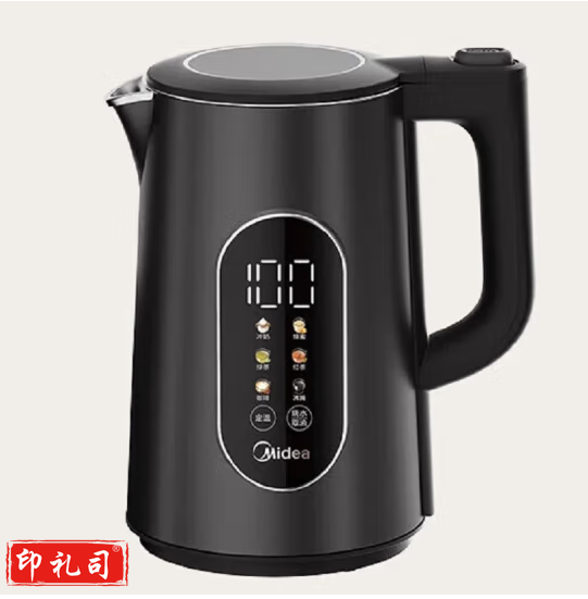 美的  1.7L大容量电热水壶烧水壶 触控恒温开水壶SHE1750  货号：JC