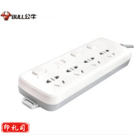 公牛 GN-S1043 独立开关插座 带开关插线板/插排/排插多功能插板 四插位带独立开关 全长1.8米