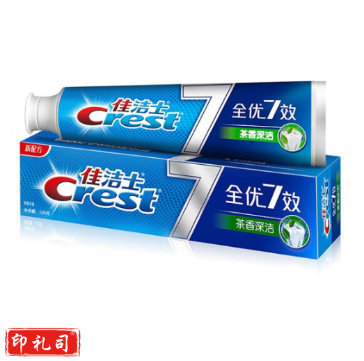 佳洁士120G  7效茶香深洁牙膏 (36支/箱)