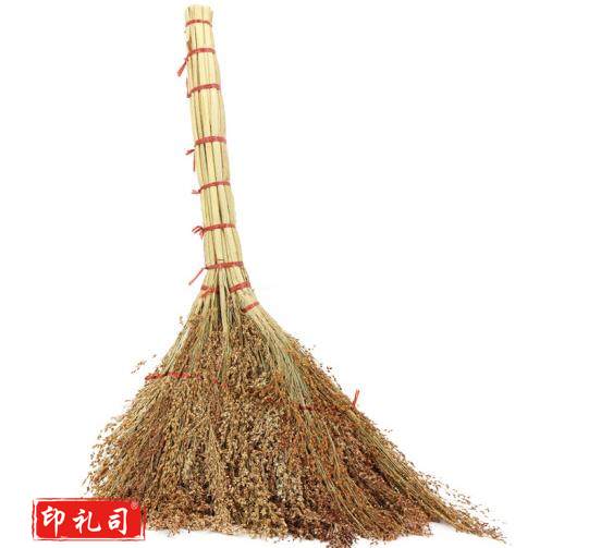 卫洋 WY-911 清洁植物扫把手工扫帚 物业学校工厂单位笤帚 普通高粱小扫把一把装