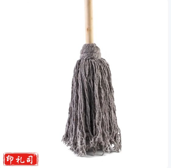 灰棉线拖把 传统老式墩布  加长杆   总长约1.5米