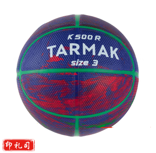 迪卡侬  儿童篮球幼儿篮球迷你篮球小篮球  紫红绿3号橡胶球  货号：YC