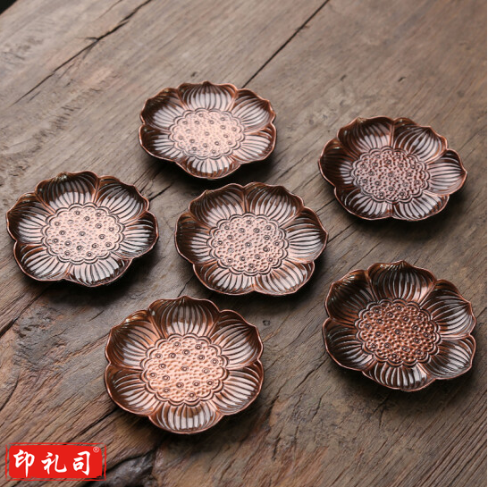 紫砂壶品茗杯托  货号：GD