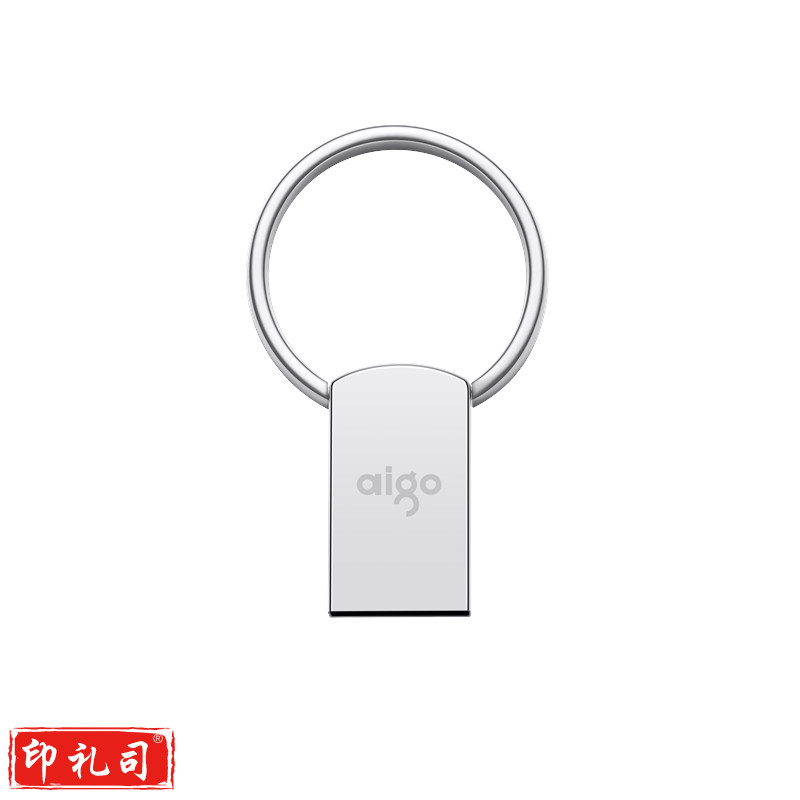 爱国者（aigo）16GB USB2.0 U盘 U269 银色 金属U盘