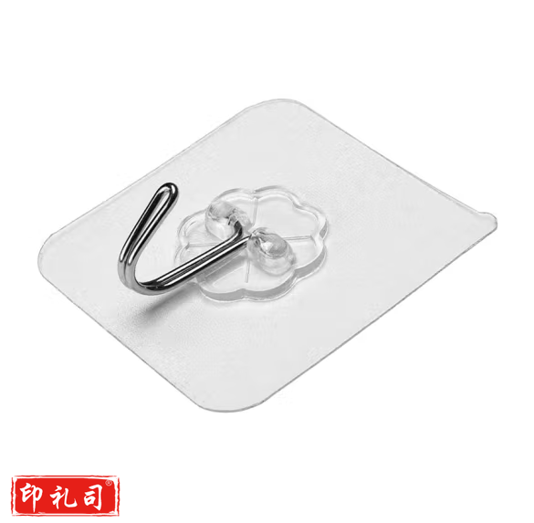 透明挂钩粘钩 单个  货号：YC