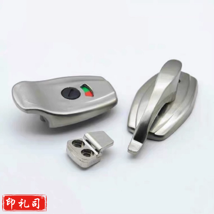 巨联（JULIAN）卫生间隔断门锁  锌合金有无人指示锁 门扣  货号：LJ