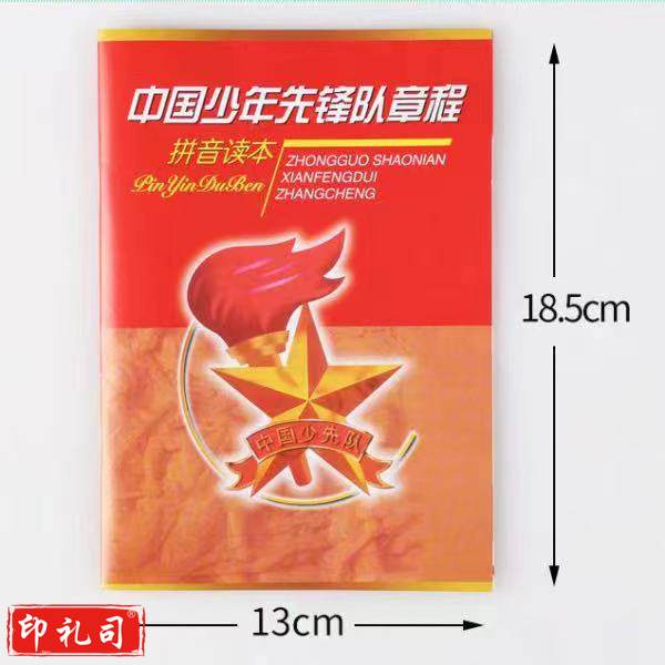 中国少年先锋队章程拼音读本 少先队章程少先队手册（单位：本）