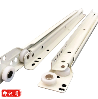 抽屉滑轨导轨滑轨加厚电脑桌滑槽键盘滚轮滑轮 500mm