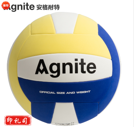 安格耐特F1254_EVA5号排球(白+黄+蓝)