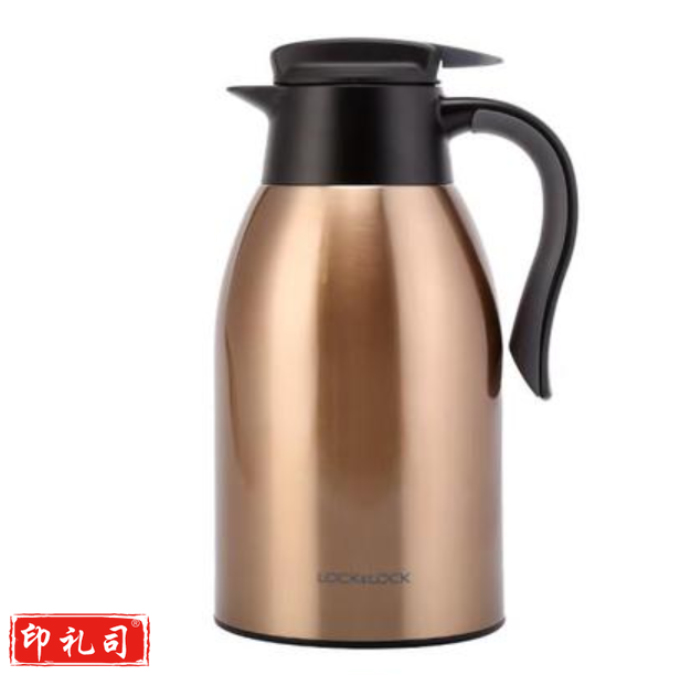 乐扣乐扣  1.8L金色 真空保温壶不锈钢保温热水瓶 LHC1463BLK