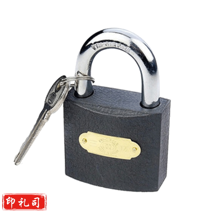 三环 铁挂锁 (铜芯) 50mm 365  6把/盒 单位：把