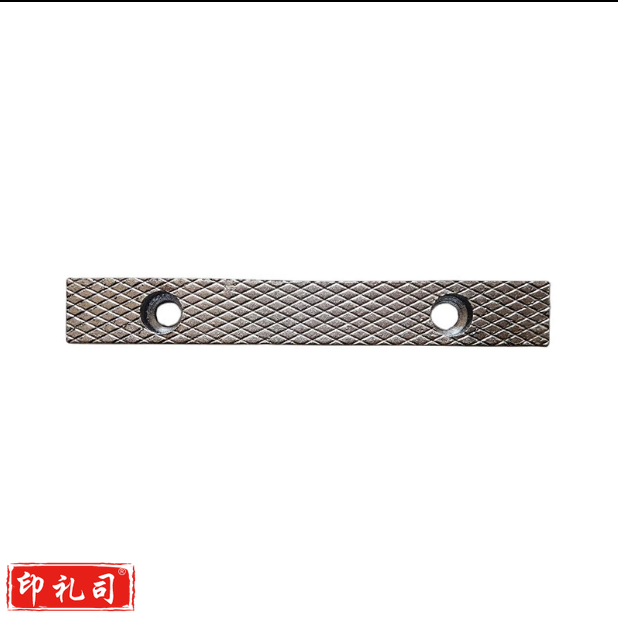 台虎钳口铁条配件 防滑钳夹具散件 6寸一对   货号：JC
