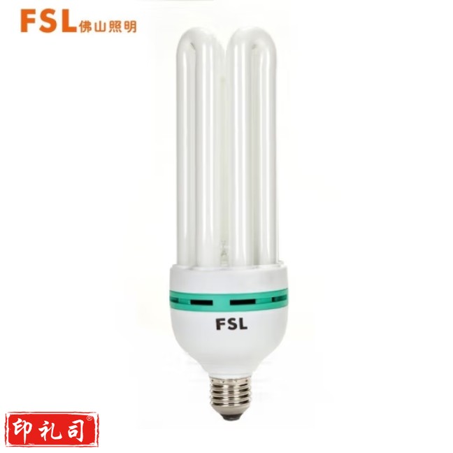 佛山照明 36W节能灯泡4U型三基色荧光E27螺口白光6500K