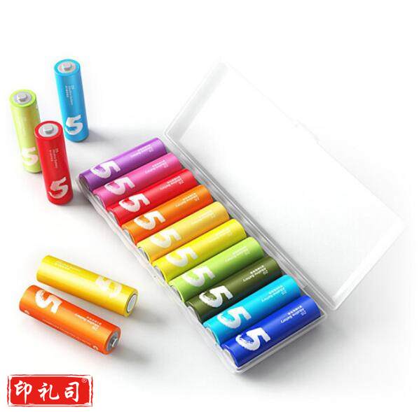 小米 紫米彩虹电池5号碱性电池10粒   40粒/盒   整盒起售