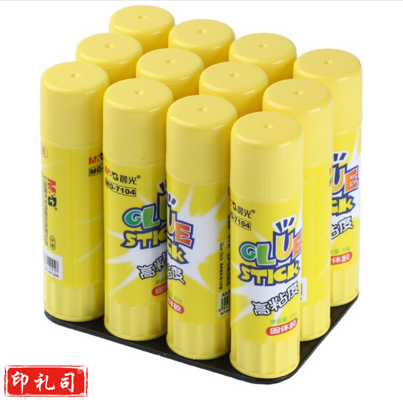 晨光(M&G) 25g高粘度固体胶棒12支装 学生手工固体黏胶 MG7104