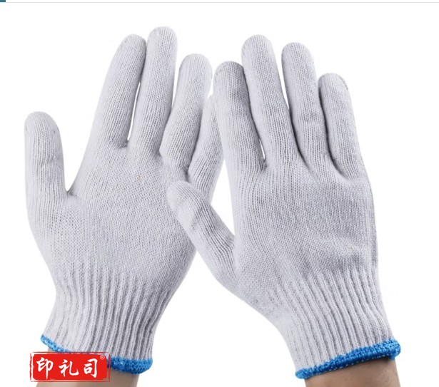 劳保大号线手套 耐磨加厚 棉纱工作 单副装