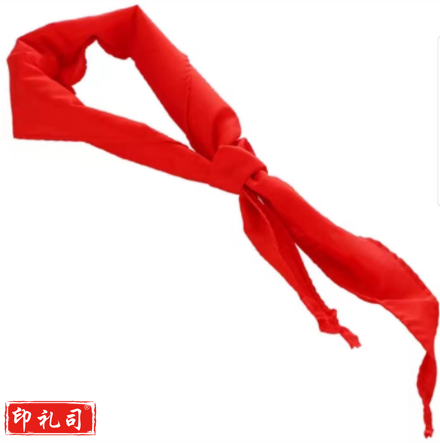 得力1.2米红领巾 小学生少先队员涤纶红领巾 1.2m单条装 50551
