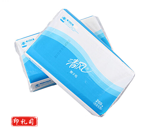 清风B913AC单层三折200抽公用卫生间商用擦手纸20包/箱【企业专属】