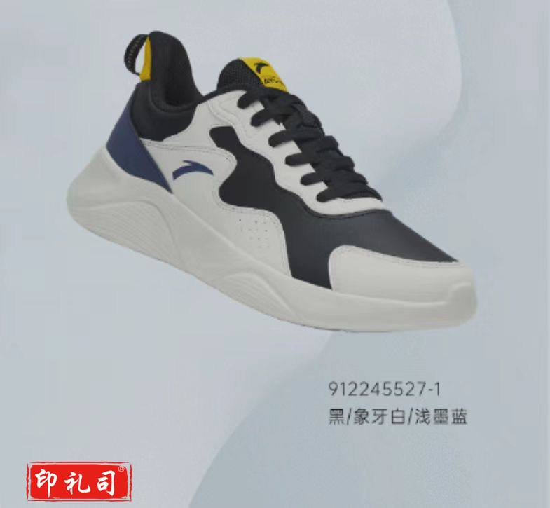 安踏跑步鞋男秋冬季皮面防泼水轻质缓震休闲运动鞋男鞋 白(下单颜色备注)