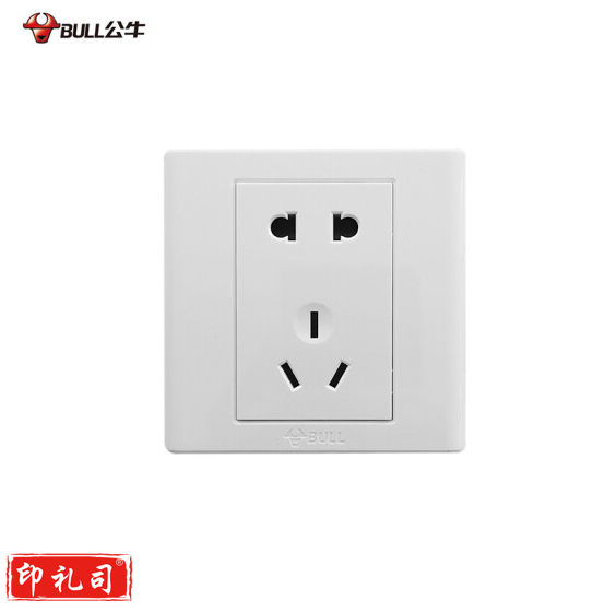 公牛 五孔插座G06Z223 G06二三极插座 10A （10个/盒）
