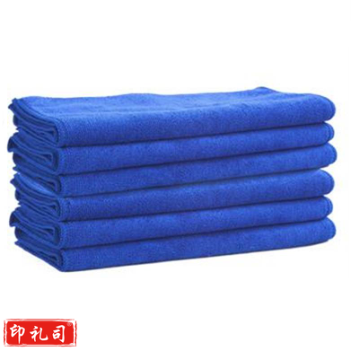 超细纤维毛巾 抹布薄款 超强吸水 毛巾35*75cm蓝色 单条装