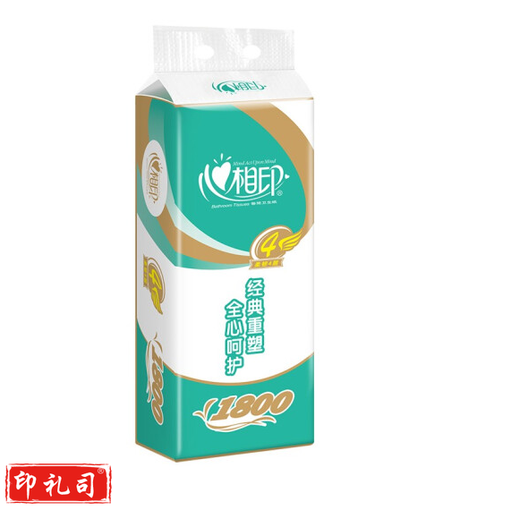 心相印卫生纸 柔肤系列3层180g*10粒卷纸