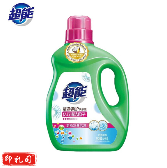 超能 洗衣液3kg+300g 洁净柔护洗衣液定 向去渍高效洁净自然清香
