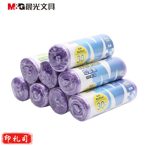 晨光  ALJ99406 垃圾袋加厚型  45*55cm   30只/卷  混色  单卷价