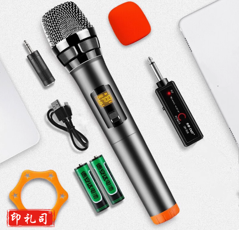 调频无线话筒KTV专用户外卡拉OK唱歌家用会议室麦克风