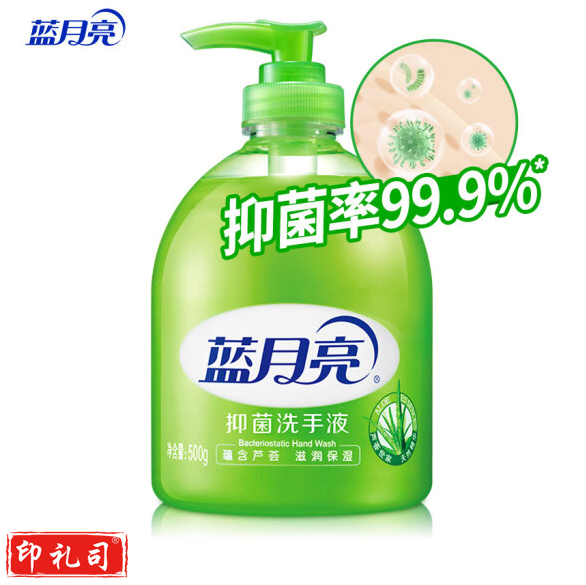 蓝月亮 芦荟抑菌洗手液500g瓶