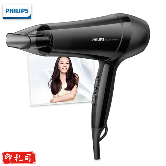 飞利浦 BHC020 吹风机1800W大功率 吹风筒