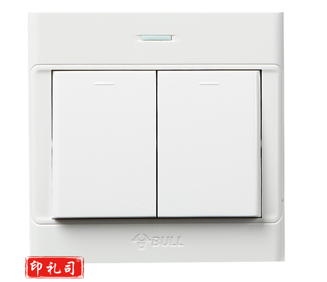公牛86型两位面板开关G06K211