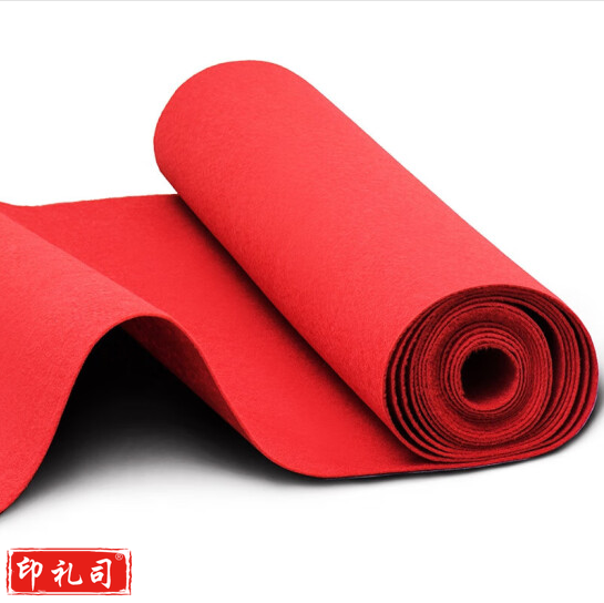 一次性红地毯 红色地毯 2米宽  每米价 货号：ZF