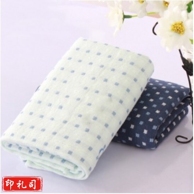 巨联（JULIAN）GS-5  毛巾纯棉   吸水舒适双层面巾  全棉小格子  日系洗脸大毛巾  成人婴儿毛巾