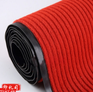 防滑电梯地毯迎宾商用红地毯除尘门口进门入户垫过道可裁剪卷材地毯1.2*1m红灰可选