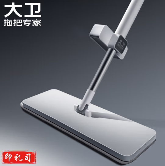 大卫 免手洗平板拖把高品质加厚拖布塑料面板P10