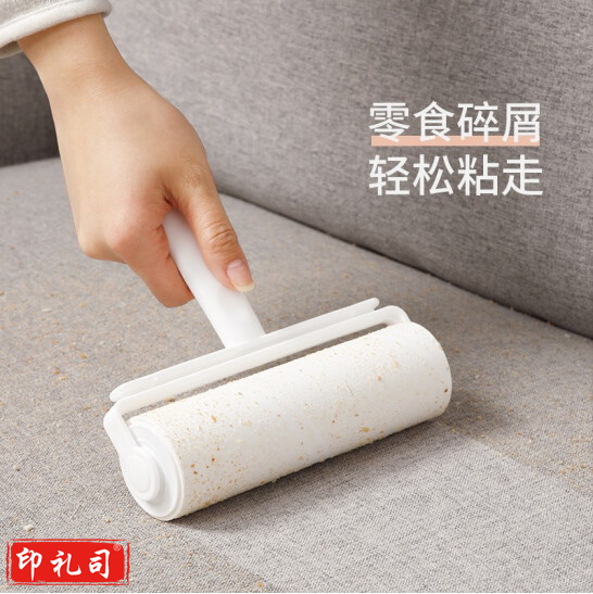 粘毛滚筒粘毛器 可撕式粘尘纸除毛刷  货号：YC