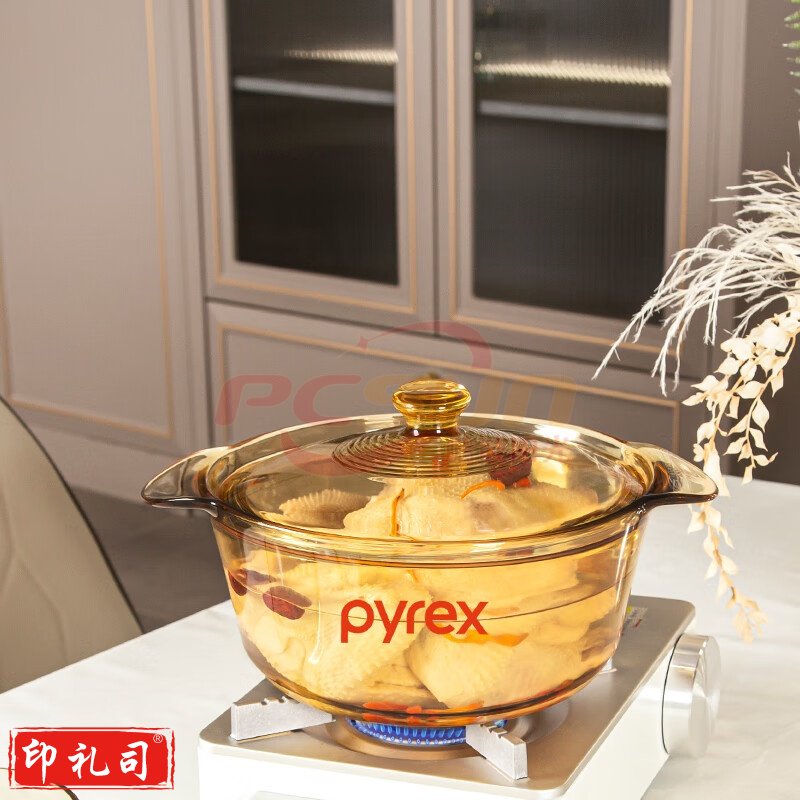 康宁PX-28-FL-E/LN/CN百丽透明锅2.8L 防溢沿设计