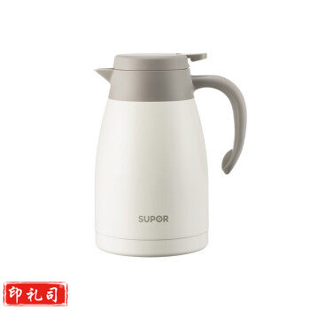 苏泊尔家用保温暖水壶瓶大容量热开水304不锈钢1.5L燕麦白KC15KH50