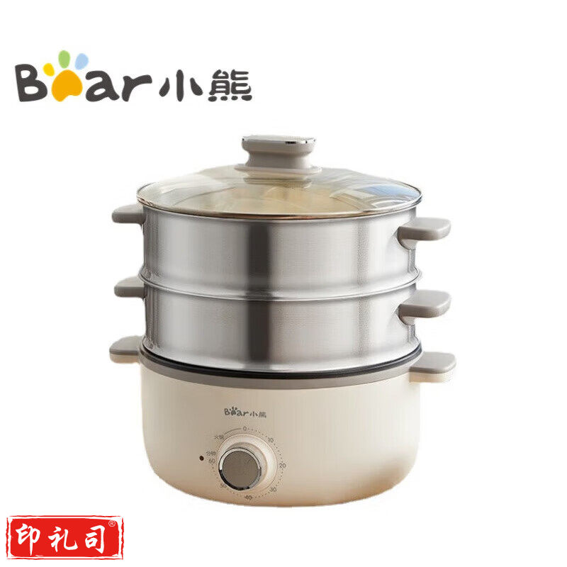 小熊(BEAR) DZG-CA3A1 电蒸锅 电煮锅多用途锅大容量15L定时防干烧分体式电蒸锅
