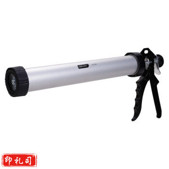 得力(deli) DL2380 胶枪 手动硅胶枪加长型 筒式玻璃胶枪 香肠胶打胶枪 手动胶枪