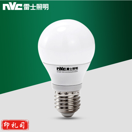 雷士照明(NVC)LED光源节能灯泡 E27大螺口家用商用大功率灯泡 12瓦白光球泡