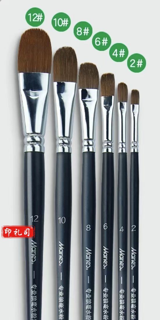 狼毫水粉笔 油画笔 丙烯颜料画笔  水彩笔