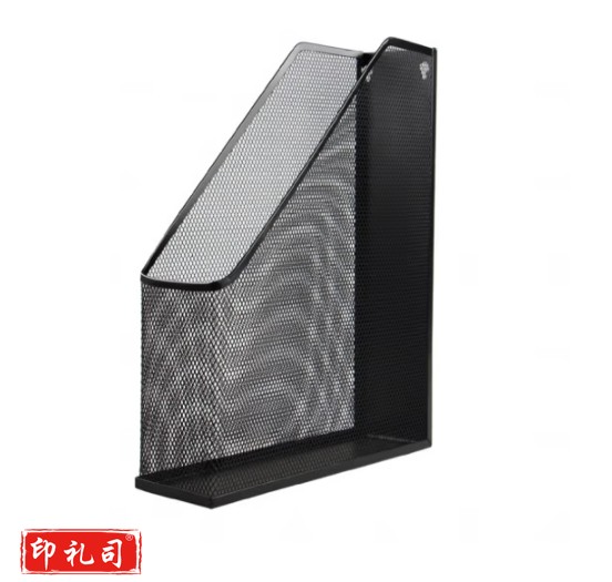 金属铁网单格文件架 铁丝单联框 文件栏 文件框 书档 资料框 书立 1个单栏黑色