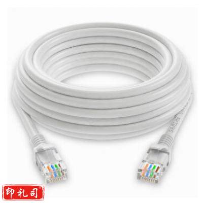 山泽(SAMZHE)ZW-10 高速超五类网线 10米(白色)(10根起售，偏远区域下单请电话咨询)