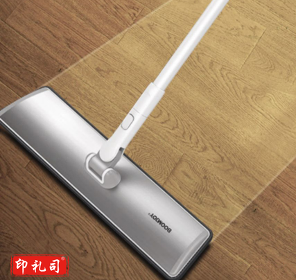 宝家洁平板拖把： 【伸缩杆】60CM铝板拖(多送1片-共2片)